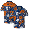 Houston Astros Floral Hibiscus Hawaiian - Adult & Kids T-Shirts, Sweatshirts & Hoodies apparel design preview 1