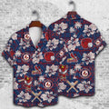 St. Louis Cardinals Tropical Ballpark Hawaiian - Adult & Kids T-Shirts, Sweatshirts & Hoodies apparel design preview 1