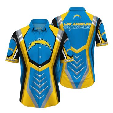 Los Angeles Chargers Bold Energy Hawaiian - Adult & Kids T-Shirts, Sweatshirts & Hoodies apparel design preview 1