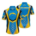 Los Angeles Chargers Bold Energy Hawaiian - Adult & Kids T-Shirts, Sweatshirts & Hoodies apparel design preview 1