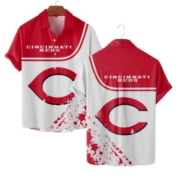 Cincinnati Reds Bold Legacy Hawaiian - Adult & Kids T-Shirts, Sweatshirts & Hoodies apparel design preview 1