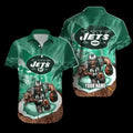 Personalized New York Jets Island Blitz Hawaiian - Adult & Kids T-Shirts, Sweatshirts & Hoodies apparel design preview 1