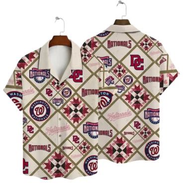 Washington Nationals Seaside Spirit Hawaiian - Adult & Kids T-Shirts, Sweatshirts & Hoodies apparel design preview 1