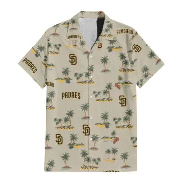 San Diego Padres Island Palms Hawaiian - Adult & Kids T-Shirts, Sweatshirts & Hoodies apparel design preview 1