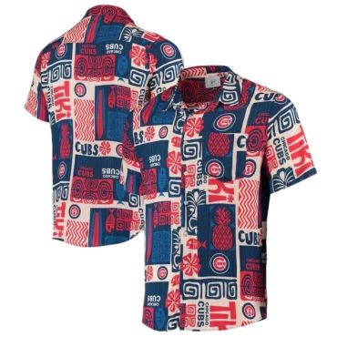 Chicago Cubs Tiki Vibes Hawaiian - Adult & Kids T-Shirts, Sweatshirts & Hoodies apparel design preview 1