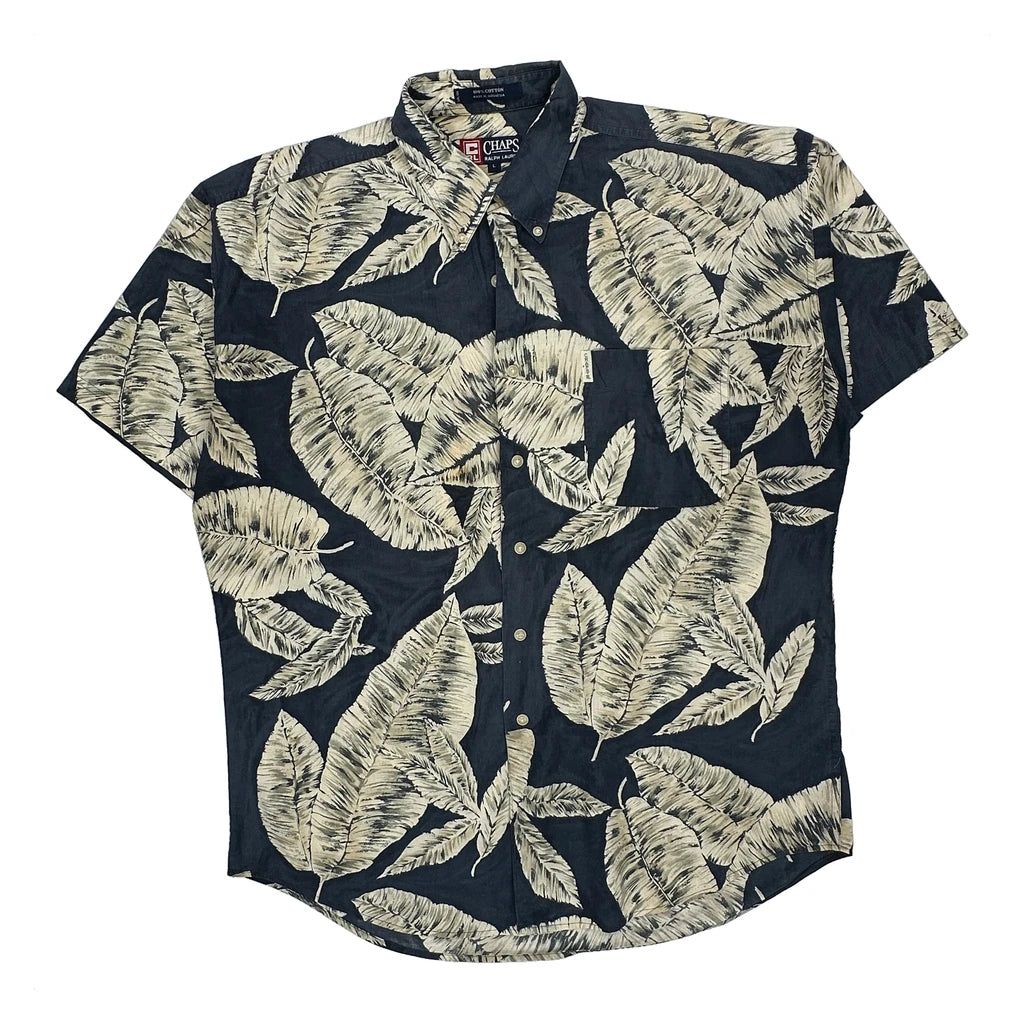 Chaps Ralph Lauren Hawaiian Large Black Cotton - Adult & Kids T-Shirts, Sweatshirts & Hoodies apparel design preview 1