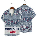 Minnesota Twins Vintage Tropics Hawaiian - Adult & Kids T-Shirts, Sweatshirts & Hoodies apparel design preview 1