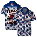 Texas Rangers Sunset League Hawaiian - Adult & Kids T-Shirts, Sweatshirts & Hoodies apparel design preview 1