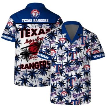 Texas Rangers Sunset League Hawaiian - Adult & Kids T-Shirts, Sweatshirts & Hoodies apparel design preview 1