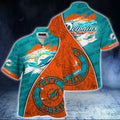 Miami Dolphins Hawaiian Sunset Splash Design 699695 - Adult & Kids T-Shirts, Sweatshirts & Hoodies apparel design preview 1