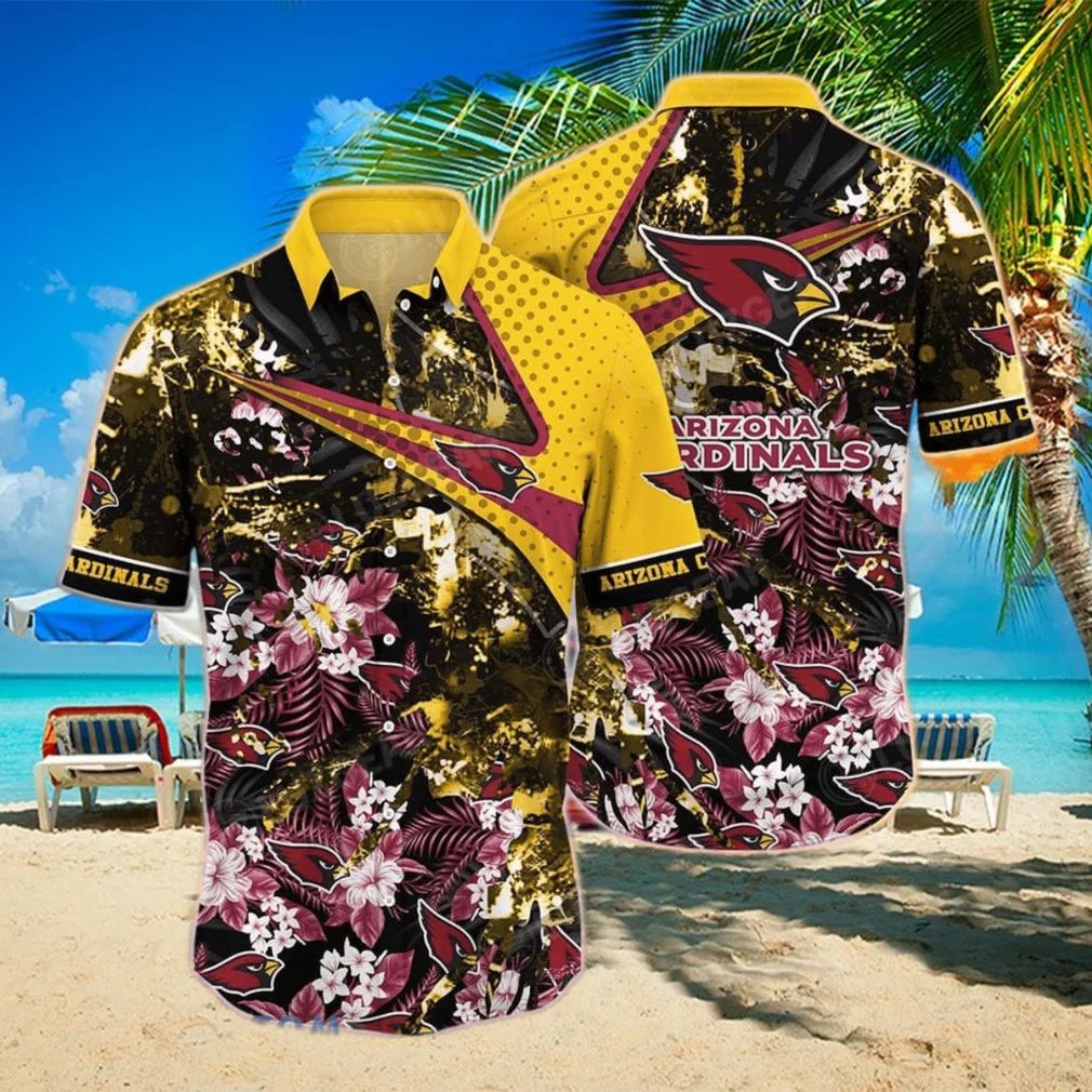 Arizona Cardinals Floral Hawaiian 914398 - Adult & Kids T-Shirts, Sweatshirts & Hoodies apparel design preview 1