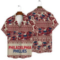 Philadelphia Phillies Tropical Floral Hawaiian - Adult & Kids T-Shirts, Sweatshirts & Hoodies apparel design preview 1