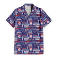 Texas Rangers Logo Frenzy Hawaiian - Adult & Kids T-Shirts, Sweatshirts & Hoodies apparel design preview 1