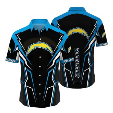 Los Angeles Chargers Electric Surge Hawaiian - Adult & Kids T-Shirts, Sweatshirts & Hoodies apparel design preview 1