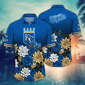 Kansas City Royals Floral Majesty Hawaiian - Adult & Kids T-Shirts, Sweatshirts & Hoodies apparel design preview 1
