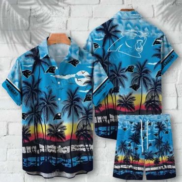 Carolina Panthers Coastal Clash Aloha - Adult & Kids T-Shirts, Sweatshirts & Hoodies apparel design preview 1