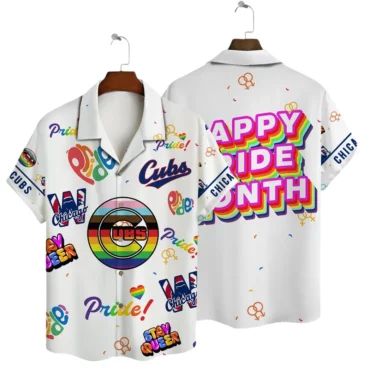 Chicago Cubs Pride Celebration Hawaiian - Adult & Kids T-Shirts, Sweatshirts & Hoodies apparel design preview 1