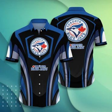 Toronto Blue Jays Dynamic Edge Hawaiian - Adult & Kids T-Shirts, Sweatshirts & Hoodies apparel design preview 1