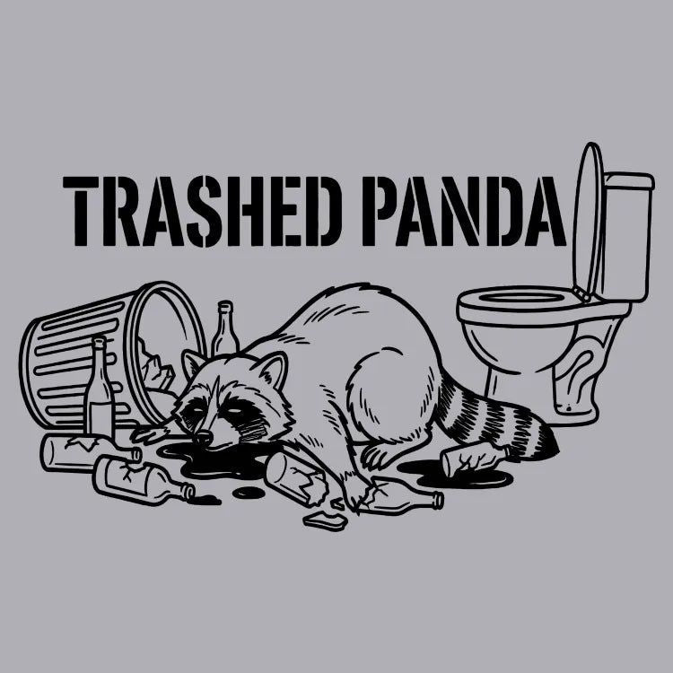 Trashed Panda - Adult & Kids T-Shirts, Sweatshirts & Hoodies apparel design preview 1