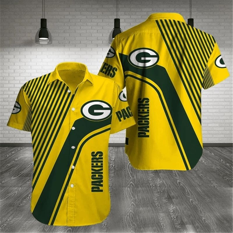 Green Bay Packers Hawaiian Striker Pride Design - Adult & Kids T-Shirts, Sweatshirts & Hoodies apparel design preview 1