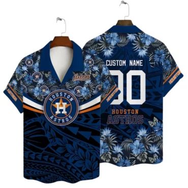 Personalized Houston Astros Night Bloom Hawaiian - Adult & Kids T-Shirts, Sweatshirts & Hoodies apparel design preview 1