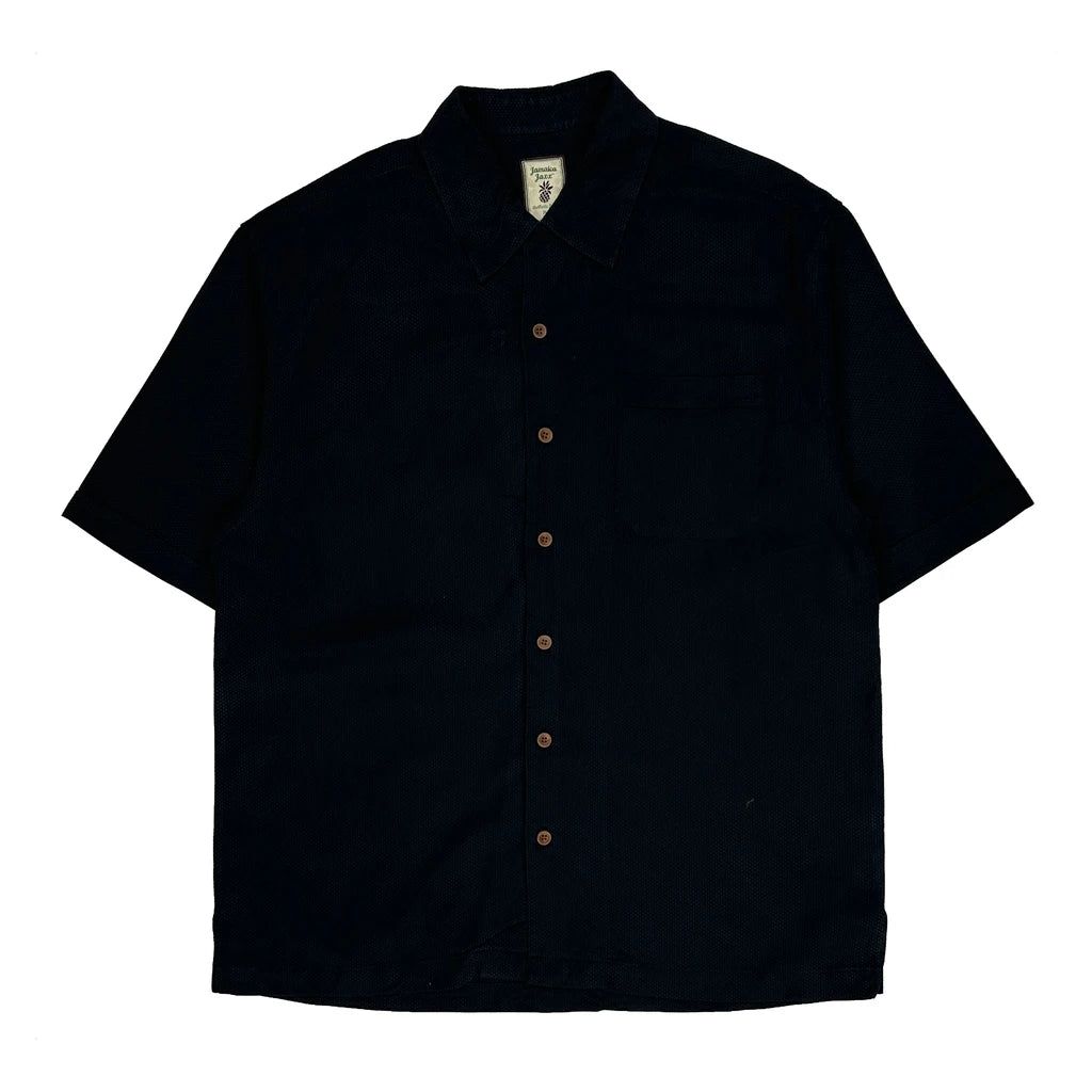 Jamaica Jaxx Hawaiian Medium Black Silk - Adult & Kids T-Shirts, Sweatshirts & Hoodies apparel design preview 1