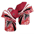 Atlanta Falcons Floral Wave Hawaiian - Adult & Kids T-Shirts, Sweatshirts & Hoodies apparel design preview 1