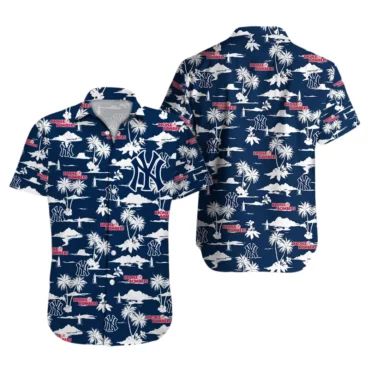 New York Yankees Team Logo Beachscape Summer Vibes - Adult & Kids T-Shirts, Sweatshirts & Hoodies apparel design preview 1