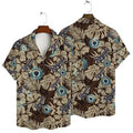 Kansas City Royals Tropical Hearts Hawaiian - Adult & Kids T-Shirts, Sweatshirts & Hoodies apparel design preview 1