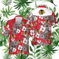 Chicago Blackhawks Hawaiian Tropical Elegance 282033 - Adult & Kids T-Shirts, Sweatshirts & Hoodies apparel design preview 1