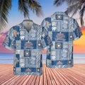 Houston Astros Blue Tropics Hawaiian - Adult & Kids T-Shirts, Sweatshirts & Hoodies apparel design preview 1