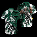 Personalized New York Jets Swirl Blitz Hawaiian - Adult & Kids T-Shirts, Sweatshirts & Hoodies apparel design preview 1