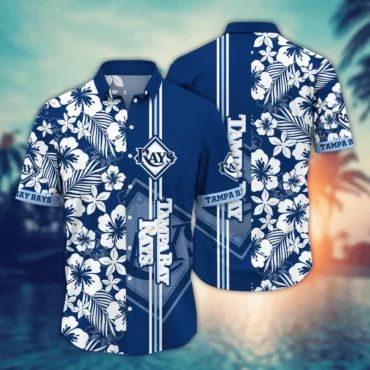 Tampa Bay Rays Island Hibiscus Hawaiian - Adult & Kids T-Shirts, Sweatshirts & Hoodies apparel design preview 1