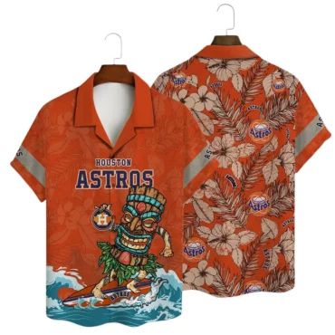 Houston Astros Celestial Wave Hawaiian - Adult & Kids T-Shirts, Sweatshirts & Hoodies apparel design preview 1