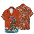 Houston Astros Celestial Wave Hawaiian - Adult & Kids T-Shirts, Sweatshirts & Hoodies apparel design preview 1