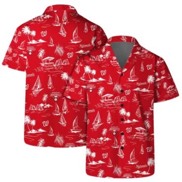 Washington Nationals Capital Tropics Hawaiian - Adult & Kids T-Shirts, Sweatshirts & Hoodies apparel design preview 1