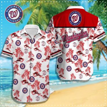 Washington Nationals Summer Vibes Hawaiian - Adult & Kids T-Shirts, Sweatshirts & Hoodies apparel design preview 1