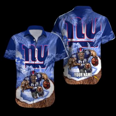 Personalized New York Giants Ice Breaker Hawaiian - Adult & Kids T-Shirts, Sweatshirts & Hoodies apparel design preview 1