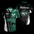 Personalized New York Jets Gridiron Star Hawaiian - Adult & Kids T-Shirts, Sweatshirts & Hoodies apparel design preview 1