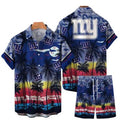 New York Giants Sunset Vibes Hawaiian - Adult & Kids T-Shirts, Sweatshirts & Hoodies apparel design preview 1