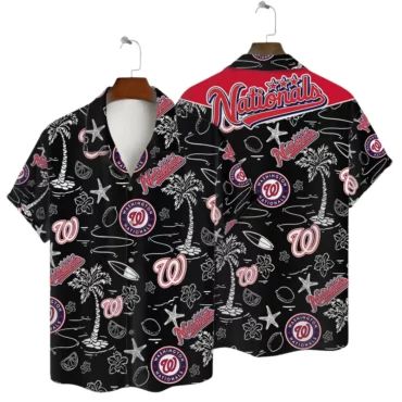 Washington Nationals Island Paradise Hawaiian - Adult & Kids T-Shirts, Sweatshirts & Hoodies apparel design preview 1