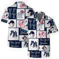 New York Yankees Logo Block Hawaiian - Adult & Kids T-Shirts, Sweatshirts & Hoodies apparel design preview 1