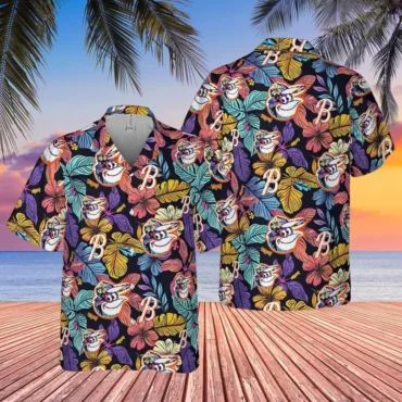 Baltimore Orioles Tropical Sunset Vibes Hawaiian - Adult & Kids T-Shirts, Sweatshirts & Hoodies apparel design preview 1