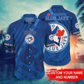 Toronto Blue Jays Custom Name Number Sports Hawaiian - Adult & Kids T-Shirts, Sweatshirts & Hoodies apparel design preview 1