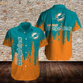 Miami Dolphins Hawaiian Splash Zone Design 560193 - Adult & Kids T-Shirts, Sweatshirts & Hoodies apparel design preview 1