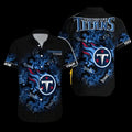 Personalized Tennessee Titans Midnight Flora Hawaiian - Adult & Kids T-Shirts, Sweatshirts & Hoodies apparel design preview 1