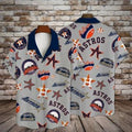 Houston Astros Logo Mania Hawaiian - Adult & Kids T-Shirts, Sweatshirts & Hoodies apparel design preview 1