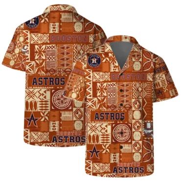 Houston Astros Desert Heat Hawaiian - Adult & Kids T-Shirts, Sweatshirts & Hoodies apparel design preview 1