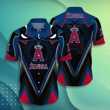 Los Angeles Angels Dark Strike Hawaiian - Adult & Kids T-Shirts, Sweatshirts & Hoodies apparel design preview 1