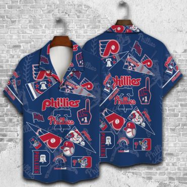 Philadelphia Phillies Fan Spirit Hawaiian - Adult & Kids T-Shirts, Sweatshirts & Hoodies apparel design preview 1